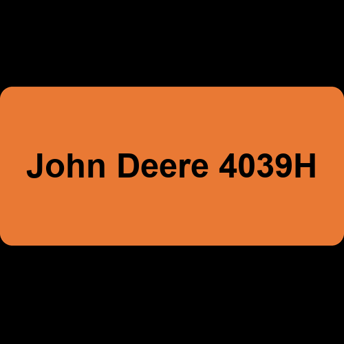 John Deere 4039H